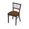 Holland Bar Stool Co 610 Contessa 18" Chair with Bronze Finish and Canter Thatch Seat 61018BZ001 - alternate 1